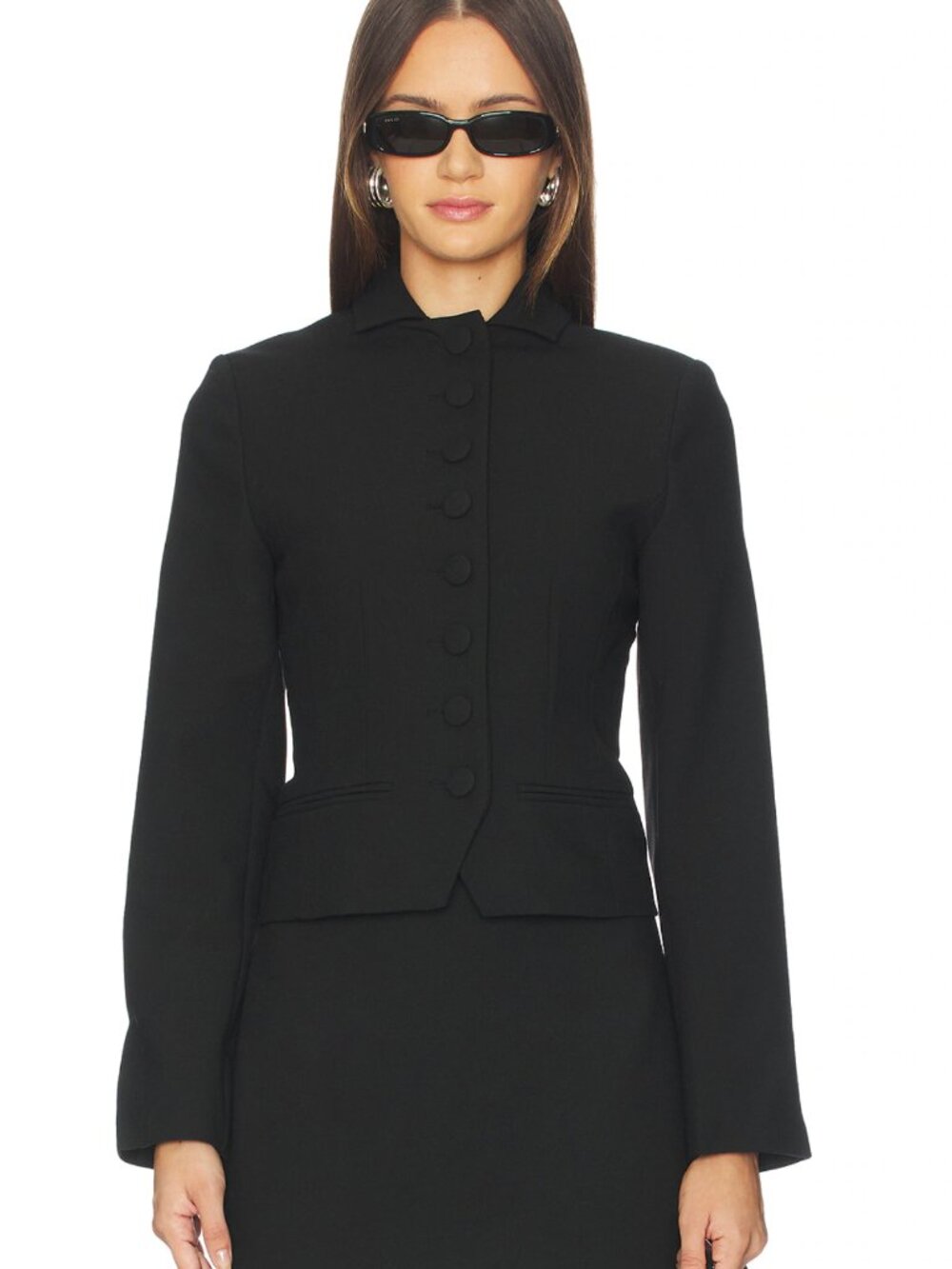 SRG Emilia Jacket in Black Blazer Long Sleeve Suit Jacket Medium M